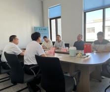 公司董事长姜立适率队赴农行平度支行洽谈业务合作