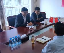 邮储银行青岛分行到公司座谈交流