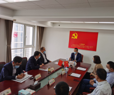 市财政局党组成员、副局长刘文光一行到公司调研指导工作